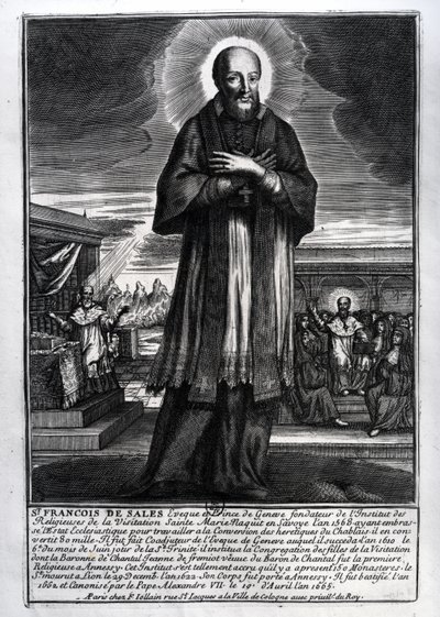 Saint Francis de Sales by French School